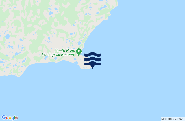 Mapa de mareas Heath Point, Canada