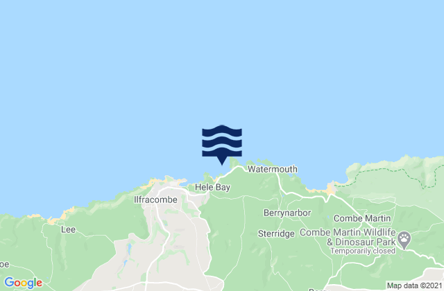 Mapa de mareas Hele Bay, United Kingdom