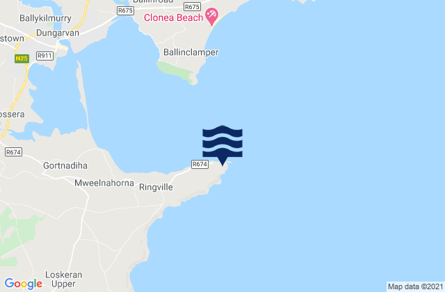 Mapa de mareas Helvick Head, Ireland