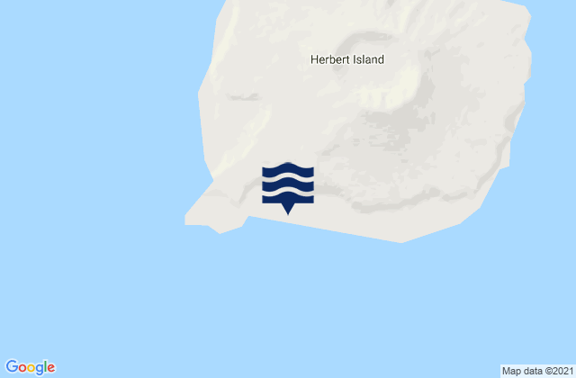 Mapa de mareas Herbert Island west side, United States