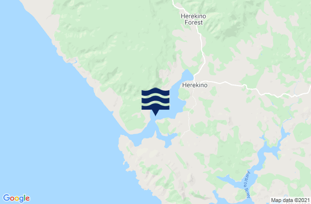 Mapa de mareas Herekino Harbour, New Zealand