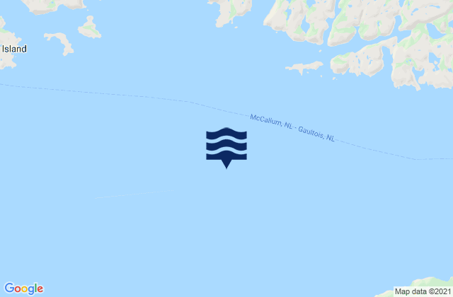Mapa de mareas Hermitage Bay, Canada