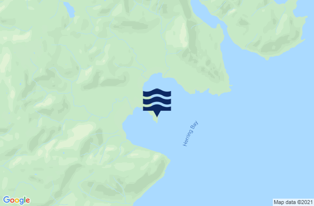 Mapa de mareas Herring Bay, United States