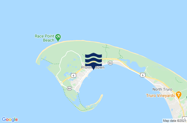 Mapa de mareas Herring Cove Cape Cod National Seashore Provincetown, United States