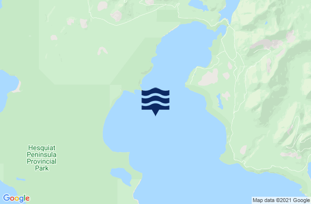 Mapa de mareas Hesquiat Harbour, Canada