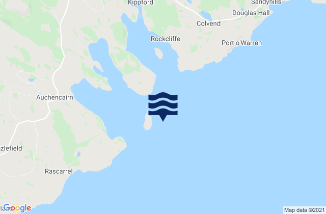 Mapa de mareas Hestan Islet, United Kingdom