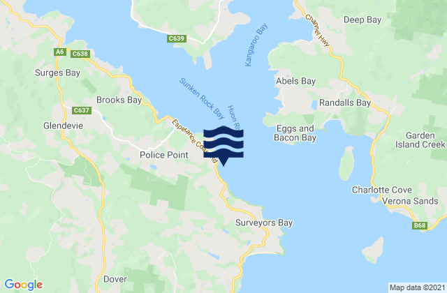 Mapa de mareas Hideaway Bay, Australia