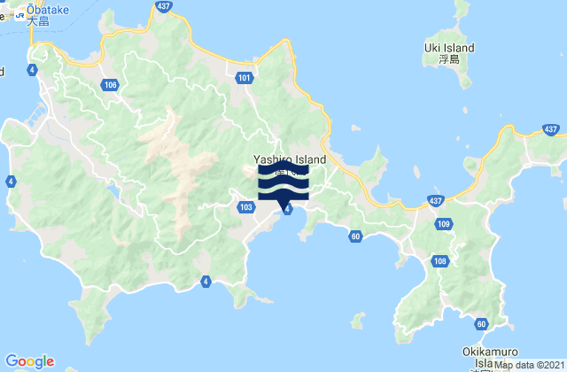 Mapa de mareas Higasi-Agenosyo, Japan