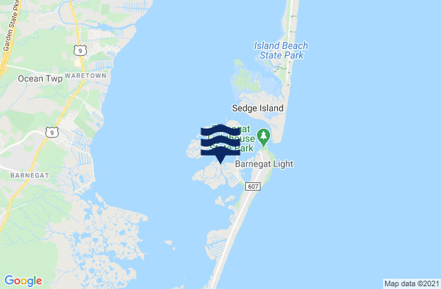 Mapa de mareas High Bar, United States