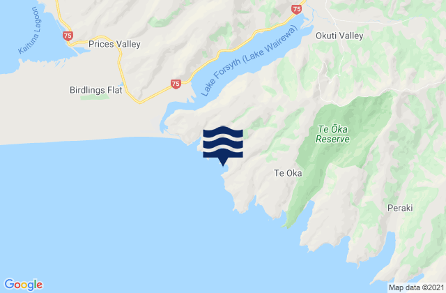 Mapa de mareas Hikuraki Bay, New Zealand