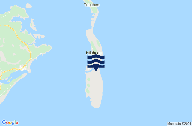 Mapa de mareas Hilaban Island, Philippines
