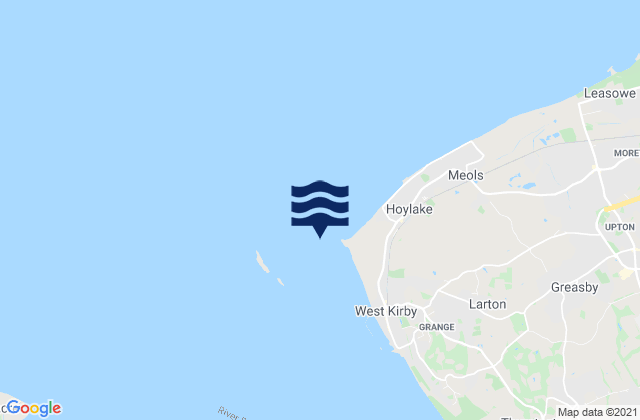 Mapa de mareas Hilbre Island, United Kingdom