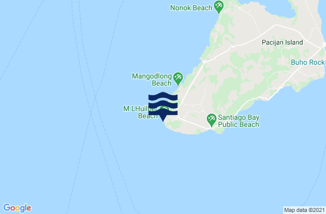 Mapa de mareas Himensulan, Philippines
