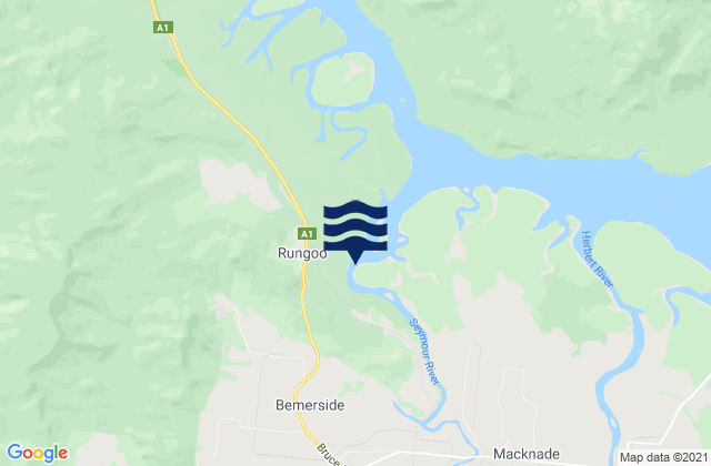 Mapa de mareas Hinchinbrook, Australia