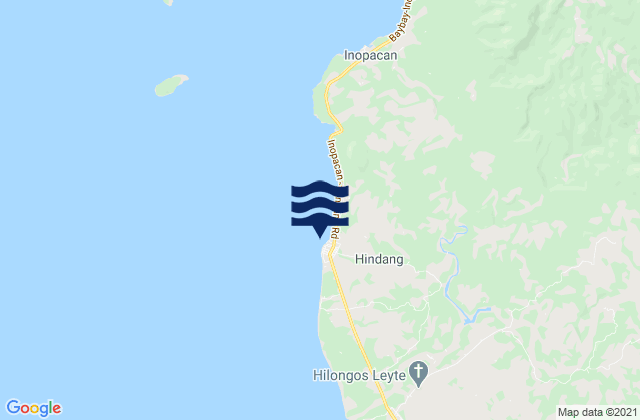 Mapa de mareas Hindang, Philippines