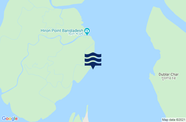 Mapa de mareas Hiron Point, Bangladesh