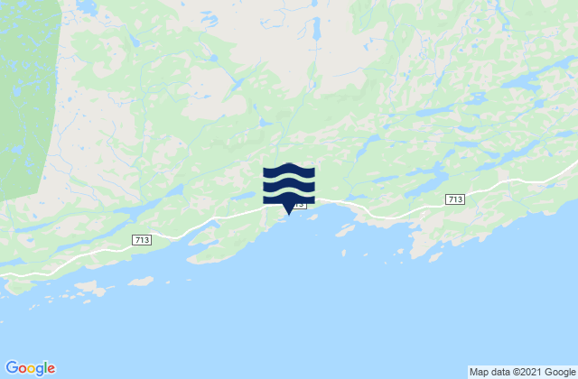 Mapa de mareas Hitra, Norway