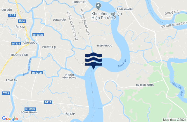 Mapa de mareas Ho Chi Minh Vict Port, Vietnam