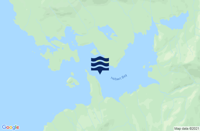 Mapa de mareas Hobart Bay, United States
