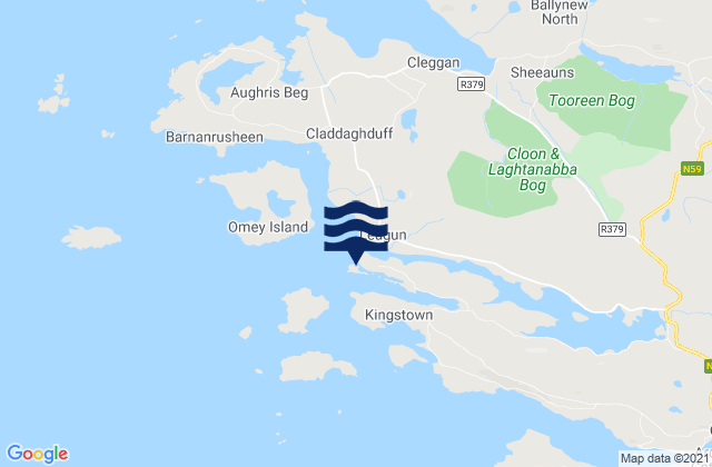 Mapa de mareas Hog Island, Ireland