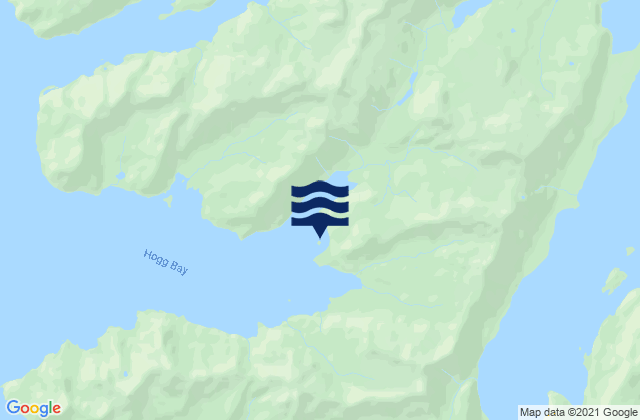 Mapa de mareas Hogg Bay (Port Bainbridge), United States