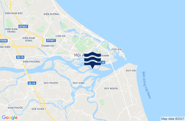 Mapa de mareas Hoi An, Vietnam