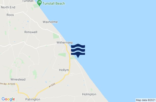 Mapa de mareas Hollym, United Kingdom