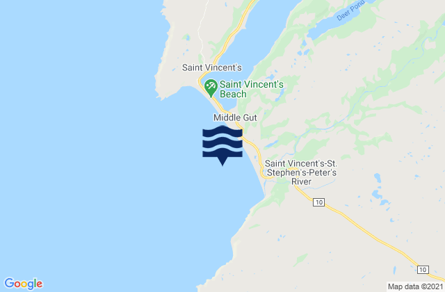Mapa de mareas Holyrood Bay, Canada