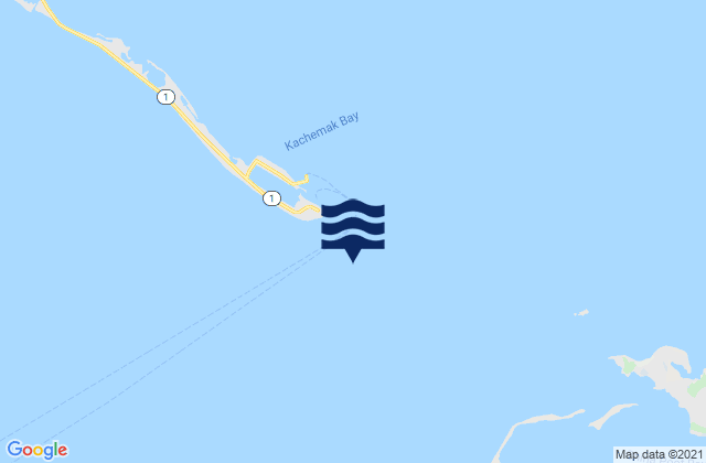 Mapa de mareas Homer Spit, United States