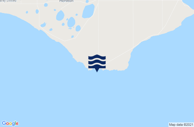 Mapa de mareas Honiton, Australia