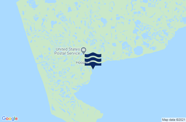 Mapa de mareas Hooper Bay, United States