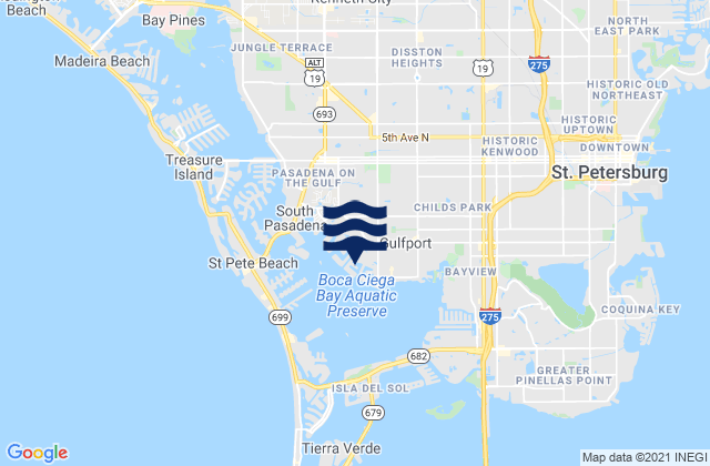 Mapa de mareas Horan Head, South Bay, United States