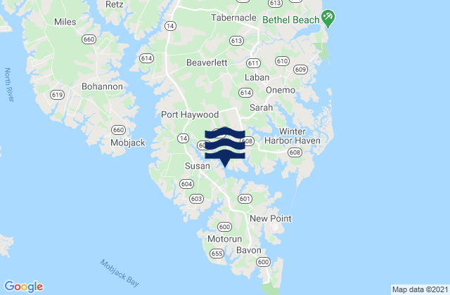 Mapa de mareas Horn Harbor Marina, United States
