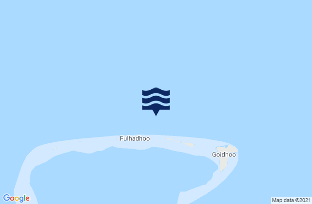 Mapa de mareas Horsburgh Atoll Maldive Islands, India