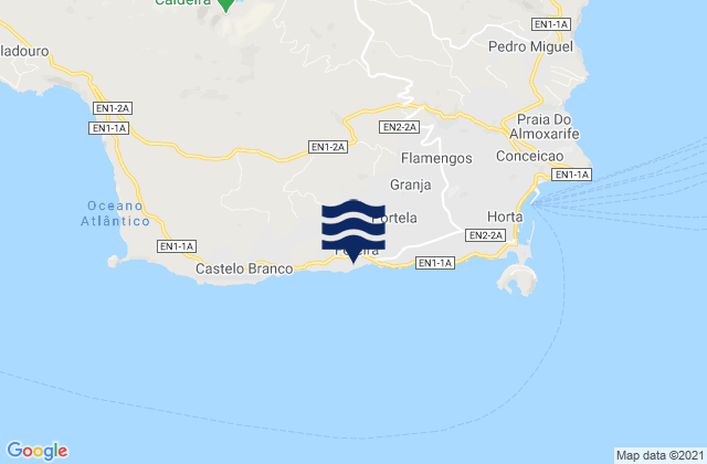 Mapa de mareas Horta, Portugal