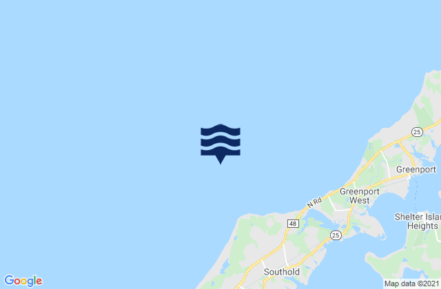 Mapa de mareas Horton Point 1.4 miles NNW of, United States