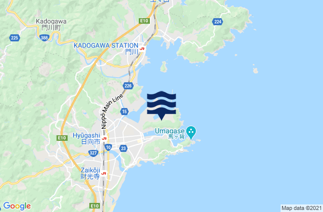 Mapa de mareas Hososima, Japan