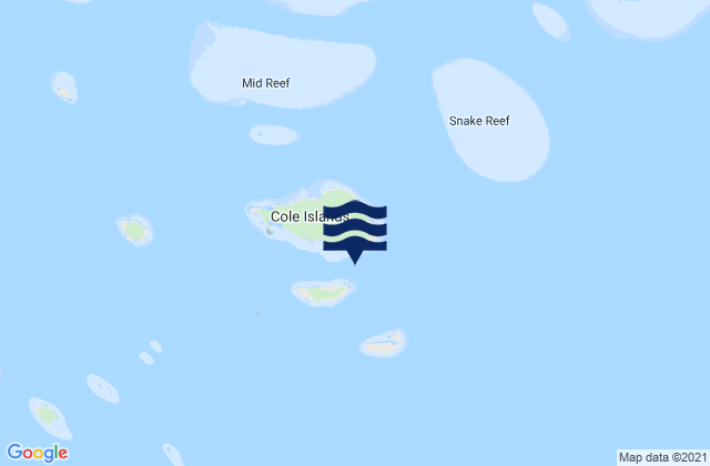 Mapa de mareas Howick Island, Australia