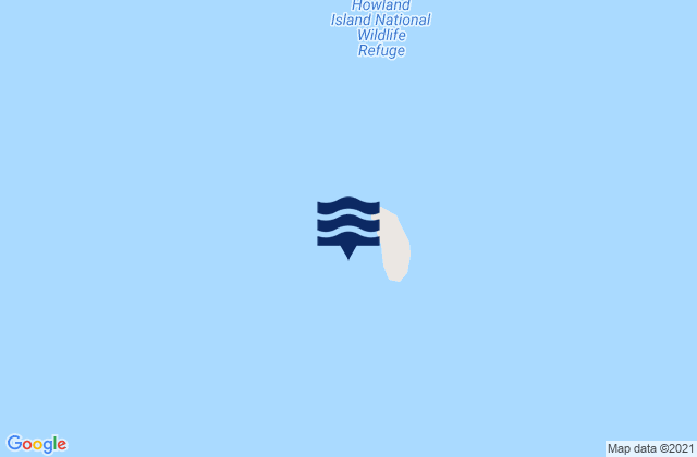 Mapa de mareas Howland Island, Kiribati