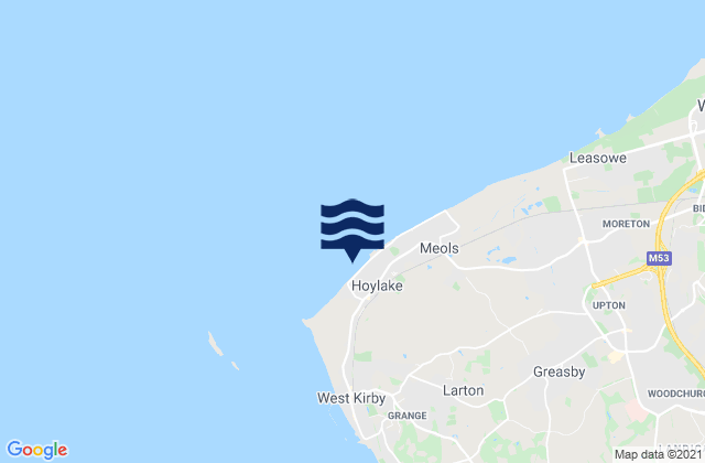 Mapa de mareas Hoylake, United Kingdom