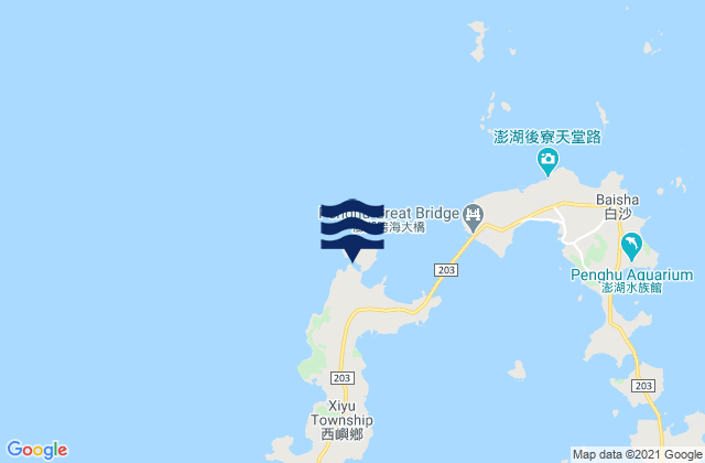 Mapa de mareas Hsiao-men Hsu Niu-kung Wan, Taiwan