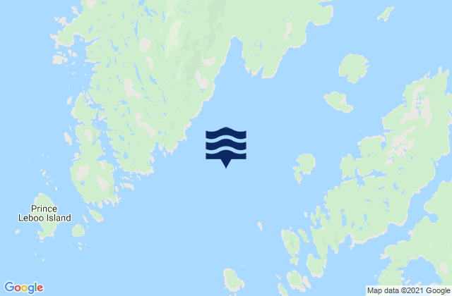 Mapa de mareas Hudson Bay Passage, Canada