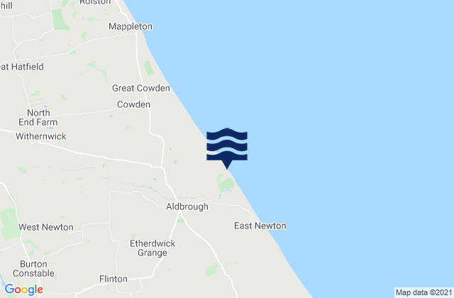 Mapa de mareas Humbleton, United Kingdom