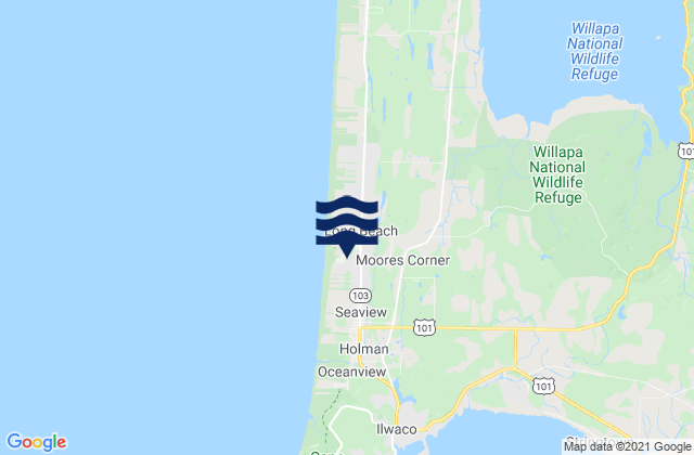Mapa de mareas Hungry Harbor., Columbia River, United States