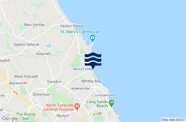 Mapa de mareas Hunts Bay, United Kingdom