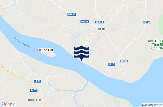 Mapa de mareas Huyện Ba Tri, Vietnam