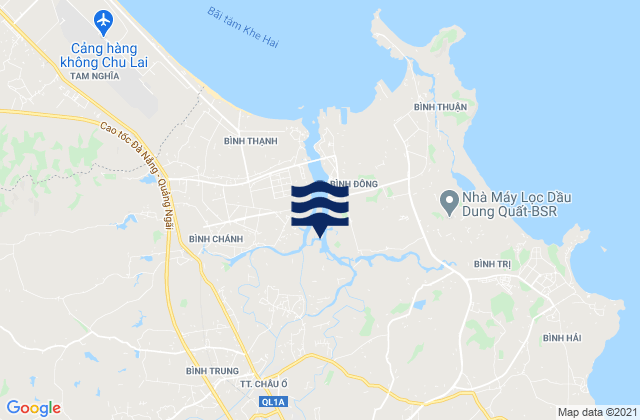 Mapa de mareas Huyện Bình Sơn, Vietnam