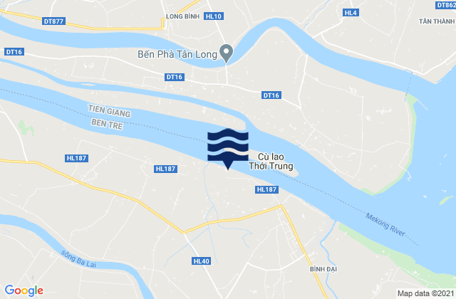 Mapa de mareas Huyện Bình Đại, Vietnam