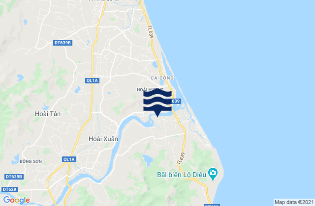 Mapa de mareas Huyện Hoài Nhơn, Vietnam