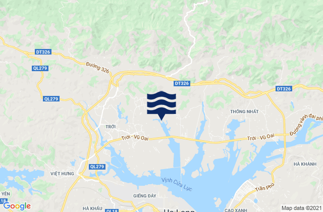 Mapa de mareas Huyện Hoành Bồ, Vietnam